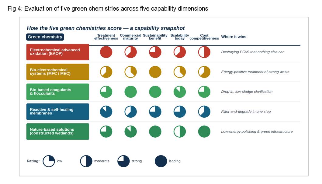 Evaluation of five green chemistries across five capability dimensions image
