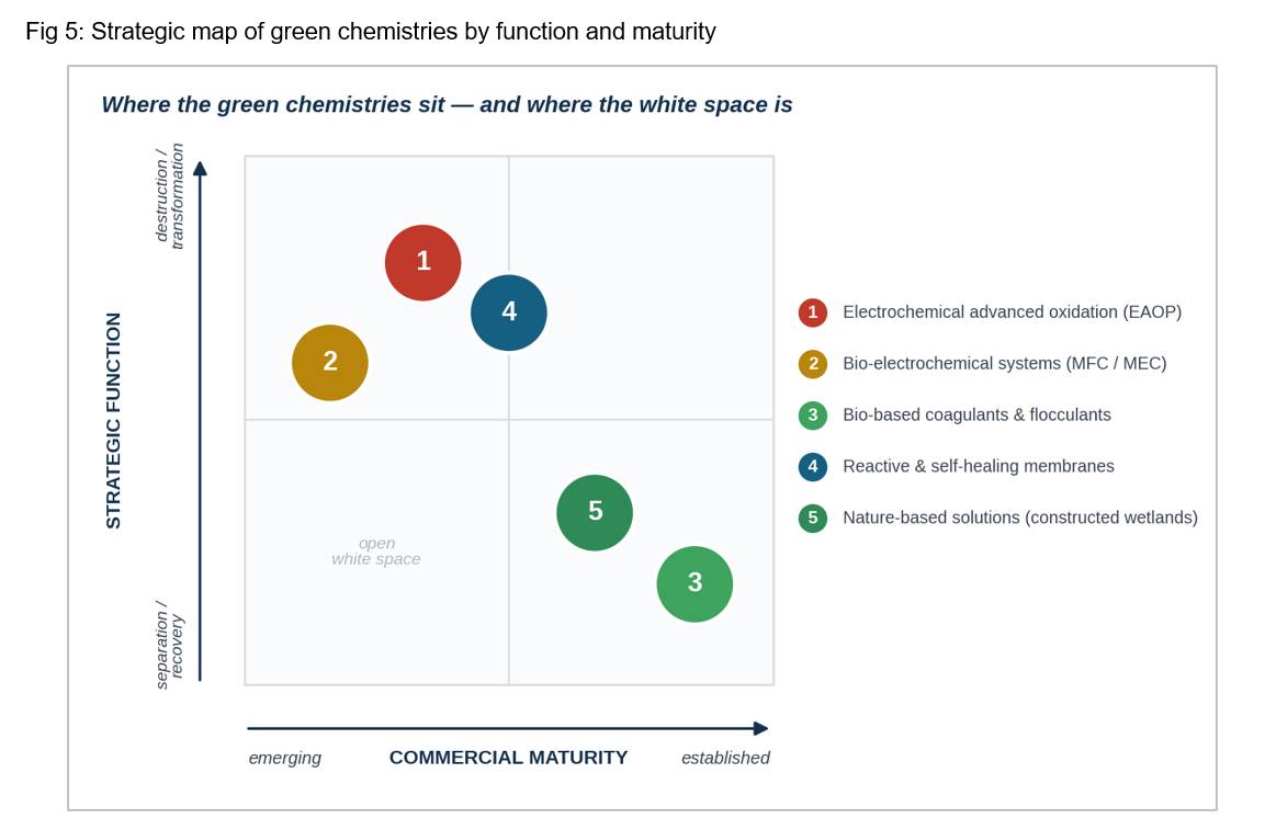 Strategic map of green chemistries by function and maturity image