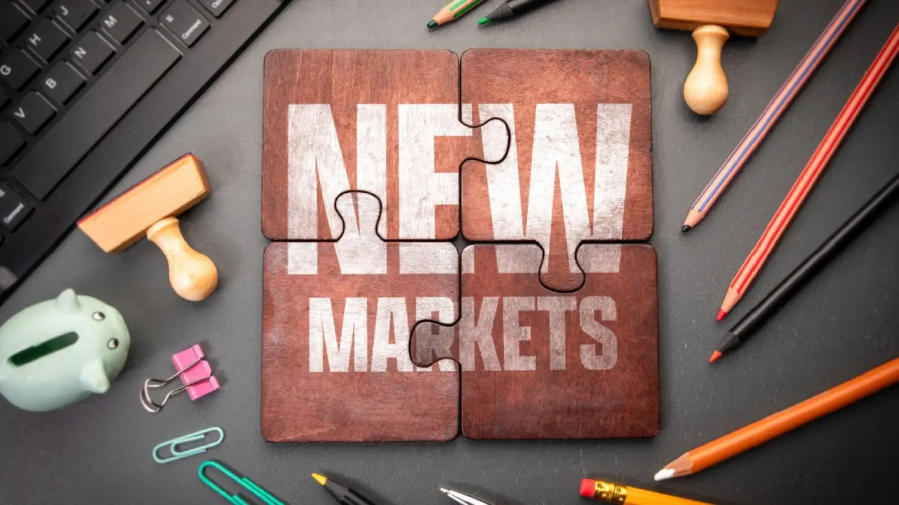New markets visual illustrating international expansion and market access strategy for japanese companies